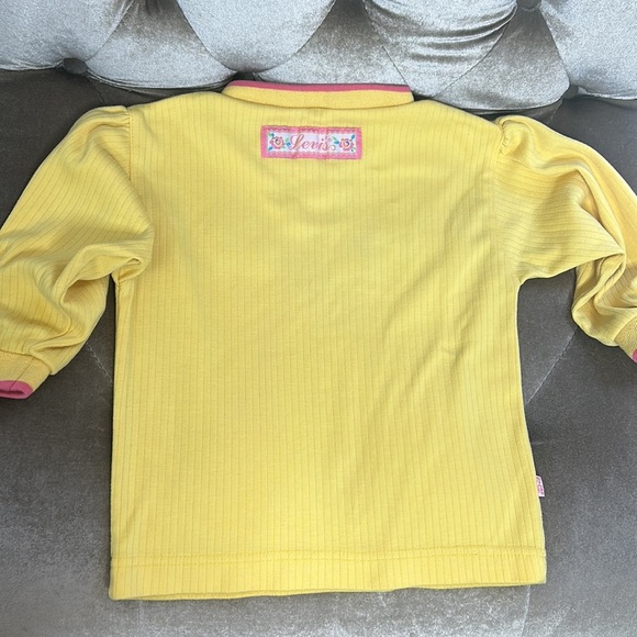 Little Levi’s vintage puff sleeve embroidered floral cotton top - Picture 7 of 8